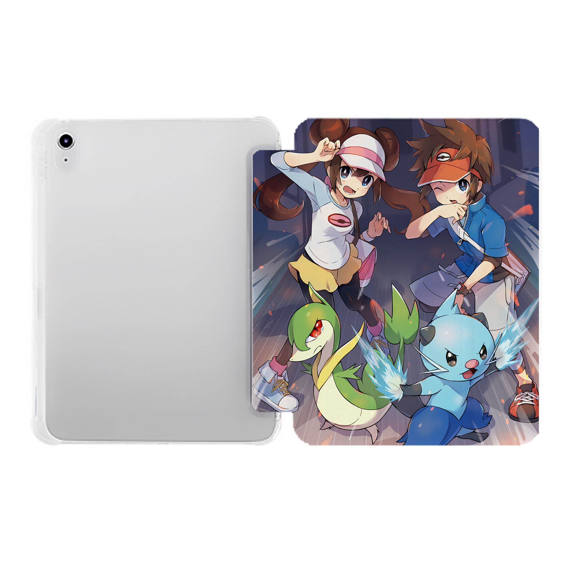 （画像用） ポケットモンスター Pokémon IPad ケース ペン収納付き 三つ折りスタンド PUレザー×シリコン 対応機種9.5/10.5/10.9インチ